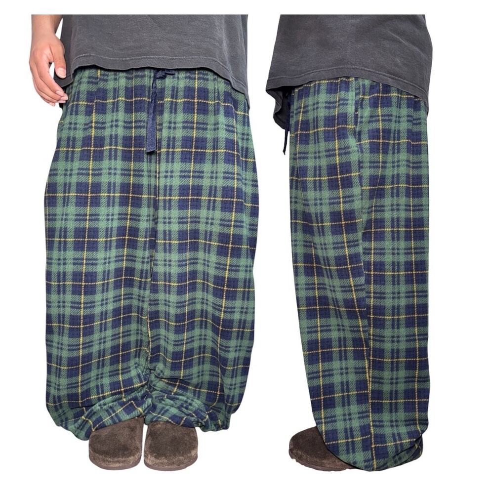 Y2k Baggy Fit Mens Pj’s Pajamas XXL CuddlDuds skater Style Wide Leg
